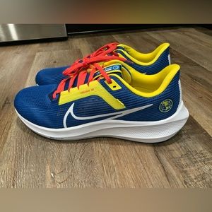 New Nike Club America Air Zoom Pegasus 40 Blue Yellow White FN0012-400 Sz 11.5